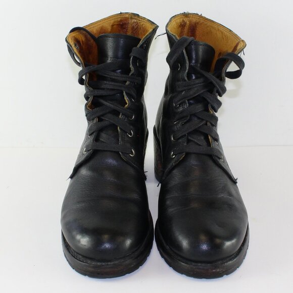 Frye Lace Up Ankle Leather Boots Womens (US 8) - Picture 2 of 10